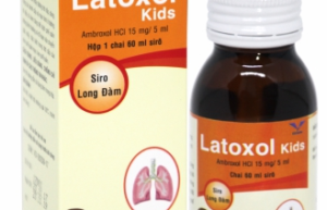 Latoxol Kids (Ambroxol hydrochloride 15mg) Hộp 1 chai 60ml