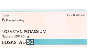 Losastal (losartan 50mg) Hộp 3 vỉ x 10 viên