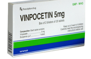 VINPOCETIN (Vinpocetin 5mg) Hộp 2 vỉ x 25 viên