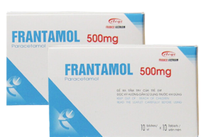 FRANTAMOL 500 (Paracetamol 500mg) Hộp 10 vỉ x 10 viên