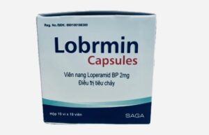 Lobrmin (Loperamid 2mg) Hộp 10 vỉ x 10 viên