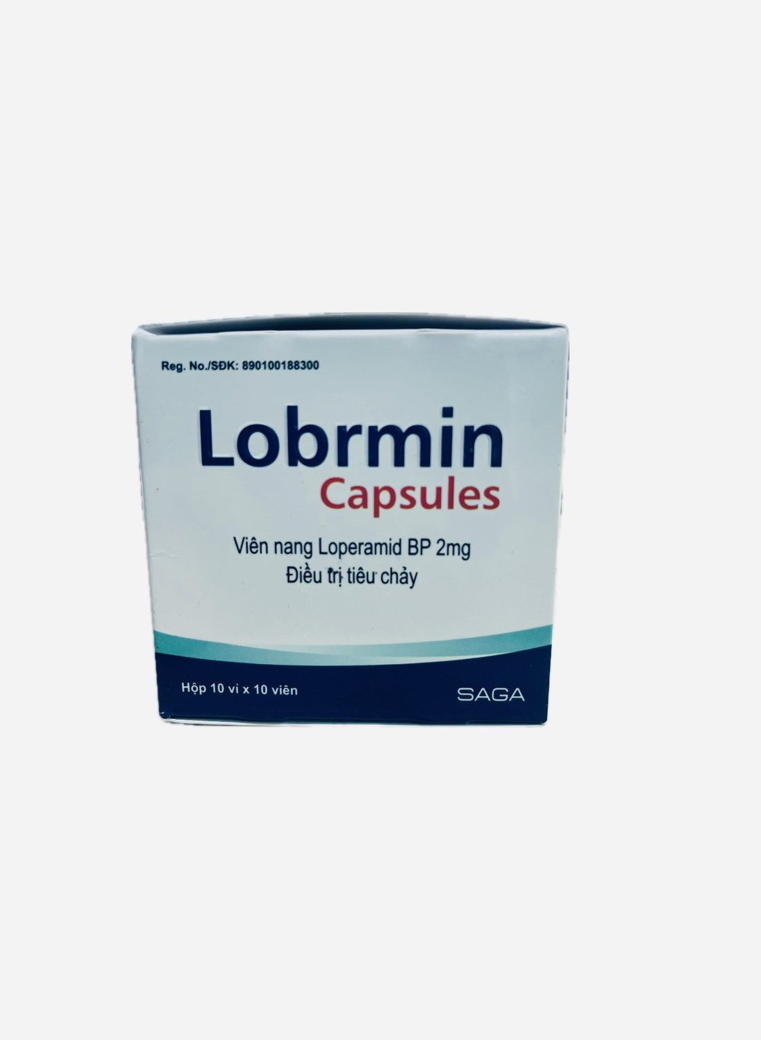 Lobrmin (Loperamid 2mg) Hộp 10 vỉ x 10 viên