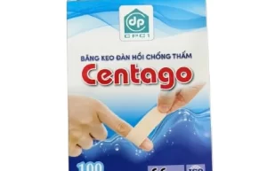 Băng keo cá nhân đàn hồi chống thấm Centago (Hộp 100 miếng)