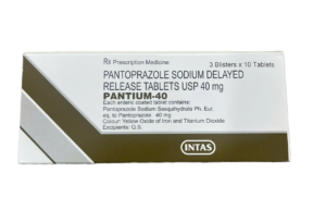 Pantium 40 (Pantoprazole 40mg) Hộp 3 vỉ x 10 viên