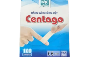 Băng keo cá nhân vải không dệt Centago (Hộp 100 miếng)