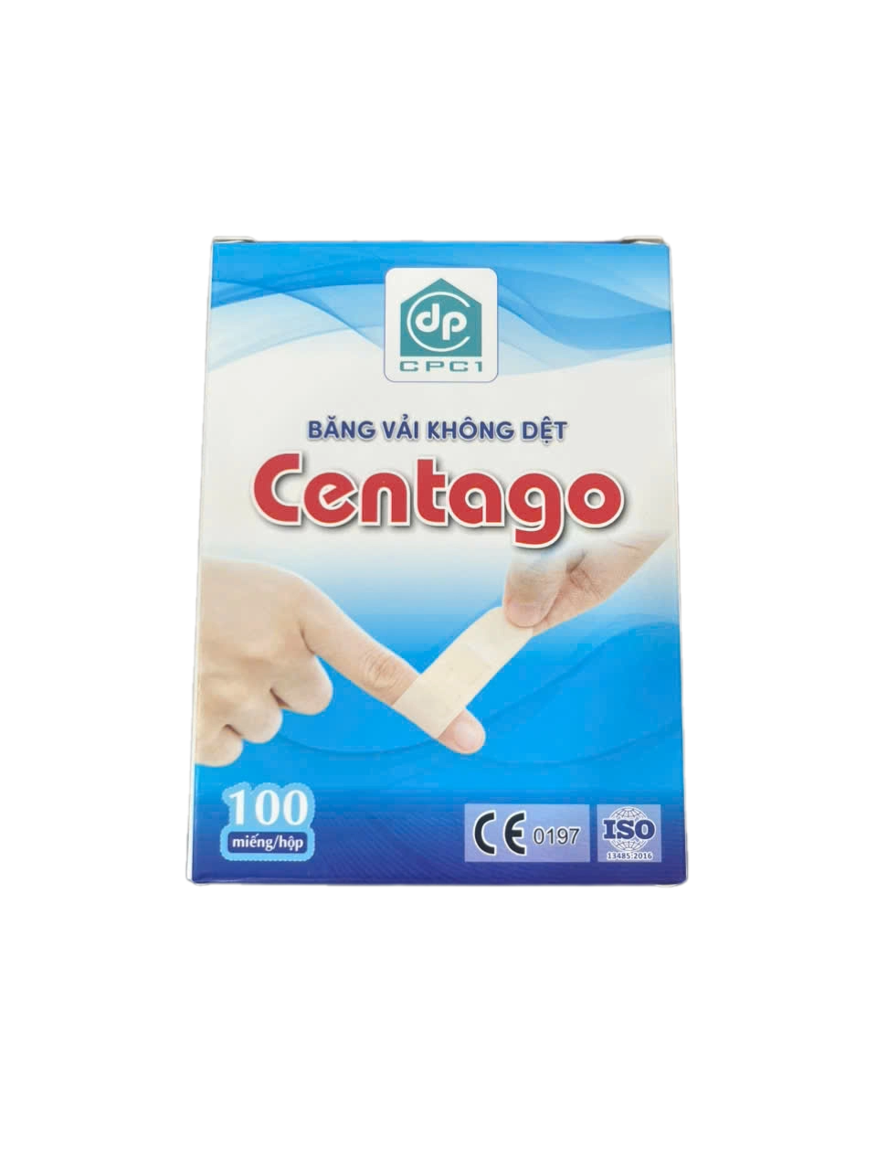 Băng keo cá nhân vải không dệt Centago (Hộp 100 miếng)