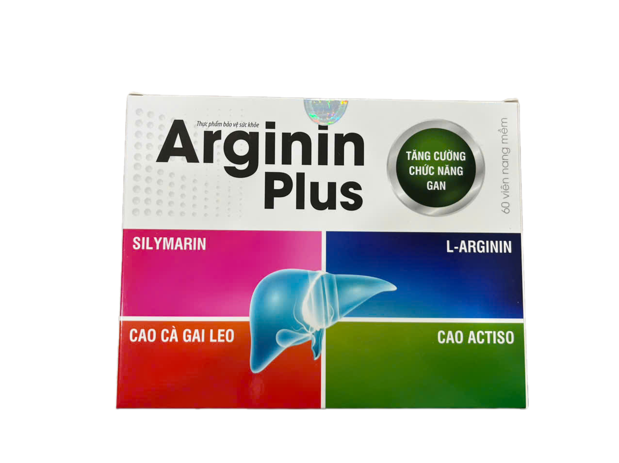 Arginin Plus (Hộp 12 vỉ x 5 viên)