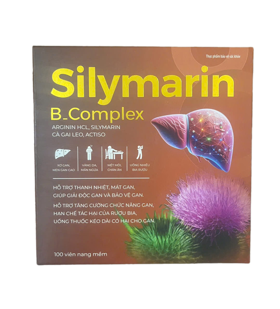 Silymarin Ako (Hộp 10 vỉ x 10 viên)
