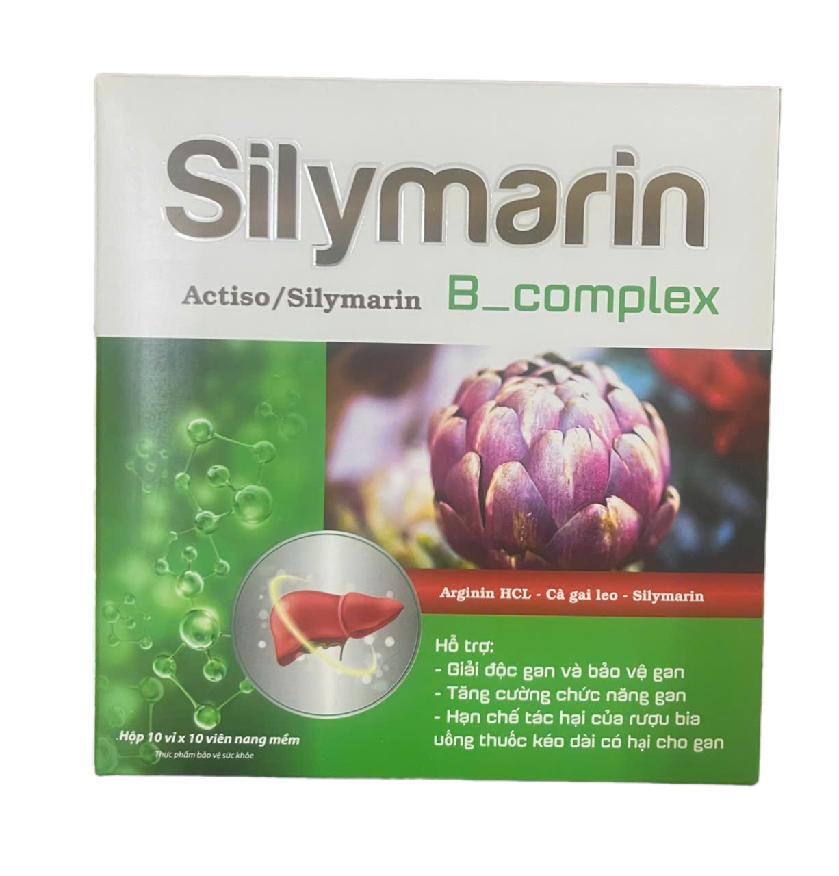 Silymarin Ako (Hộp 10 vỉ x 10 viên)