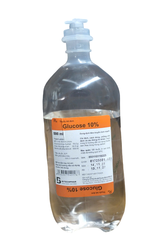 GLUCOSE 10% - Chai 500ml