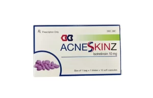 ACNESKINZ (Isotretinoin 10mg) Hộp 1 vỉ x 10 viên