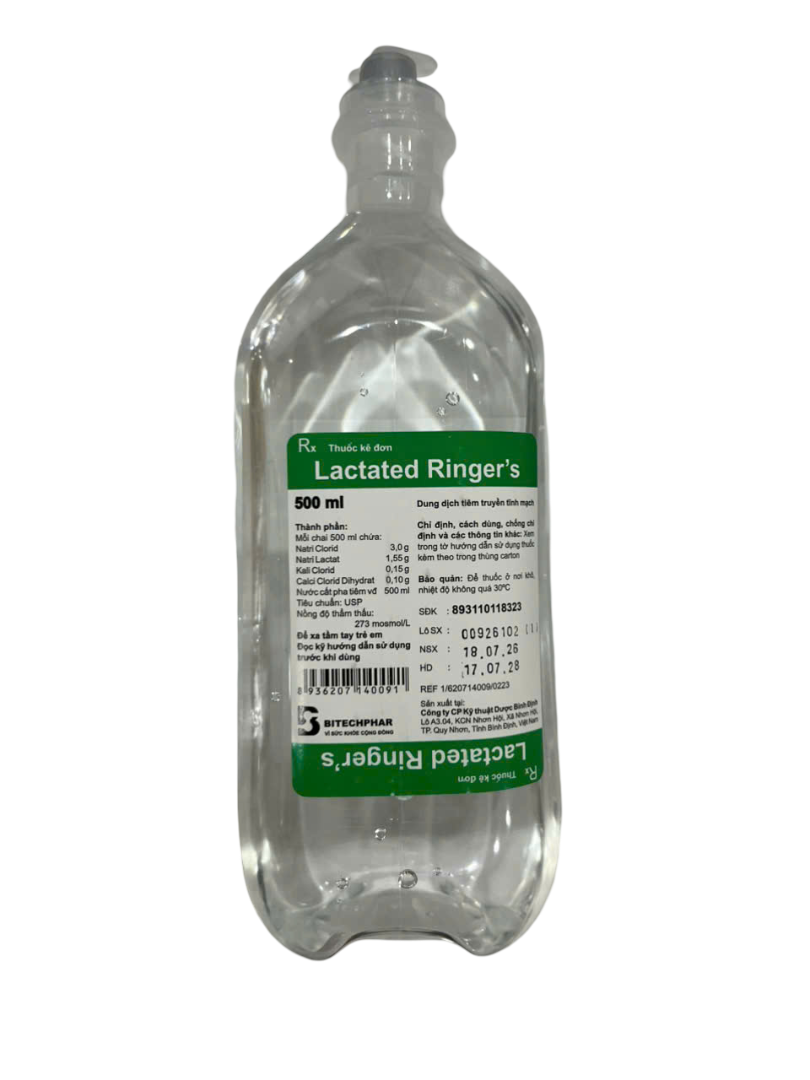 LACTATED RINGER - Chai 500ml