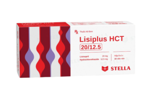 LISIPLUS HCT 20/12.5 (Lisinopril 20mg, Hydroclorothiazid 12.5mg) Hộp 3 vỉ x 10 viên