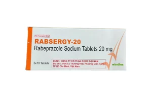 RABSERGY-20 (Rabeprazole 20mg) Hộp 3 vỉ x 10 viên