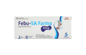 Febu-5A Farma (Febuxostat 40mg) Hộp 3 vỉ x 10 viên