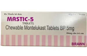 MASTIC-5 (Montelukast 5mg) Hộp 3 vỉ x 10 viên